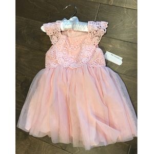 Edgehill Collection 2T crochet tulle dress